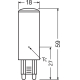 LEDVANCE LED PIN50 DIM 4.4W 827 CL G9 P     LEDV